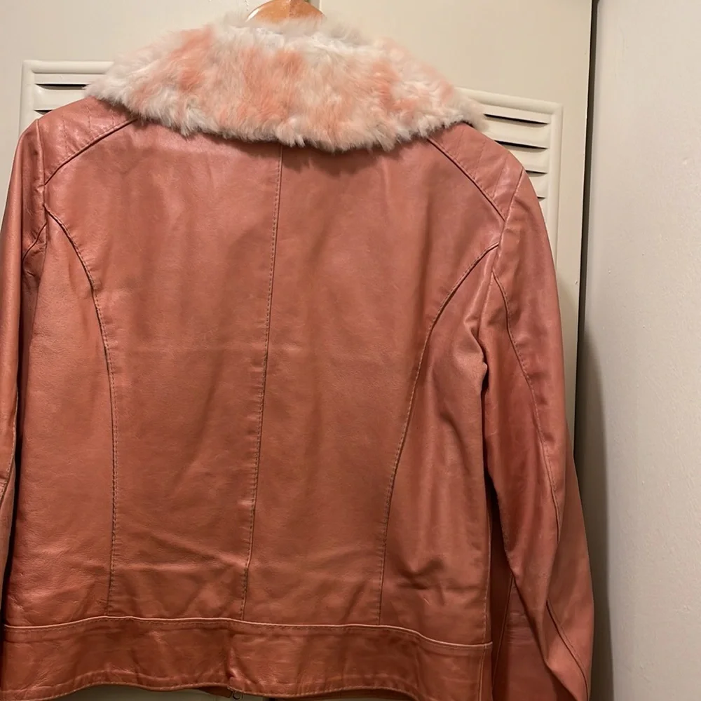 ITALIAN real leather VINTAGE jacket🇮🇹 - Picture 5 of 5